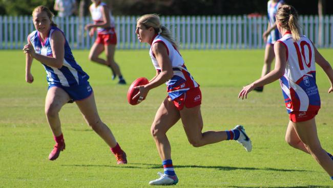 Michelle Foscarini of the Wollongong Bulldogs. Picture: Emily Croft-Sharp | Crofty Photography