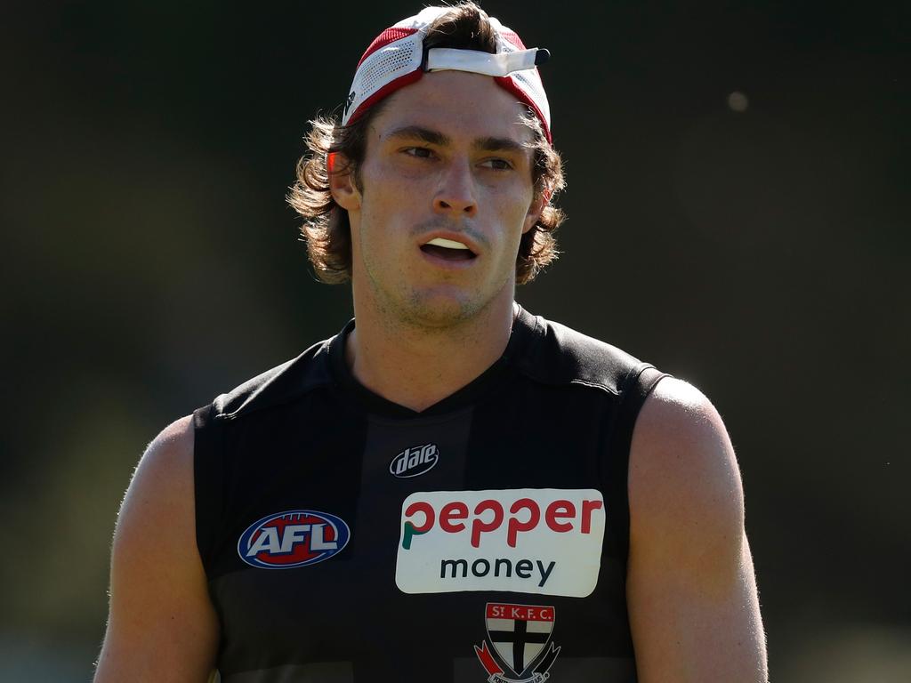 Jack Steele was asked to shoulder a heavy load in his first year with the Saints. Picture: AFL Photos/Getty Images