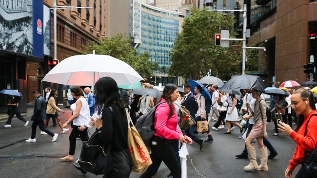 Sydney has settled into a four-day streak of rain. Picture: NCA NewsWire / Gaye Gerard