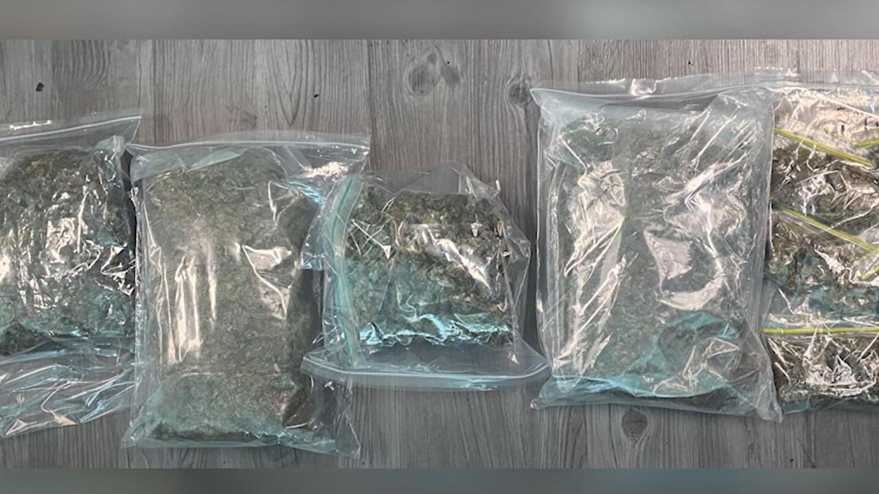 New footage has been released showing the dramatic moments of a major drug bust in Cairns, which led to the arrest of seven people and more than 100 charges last week. Picture: QPS