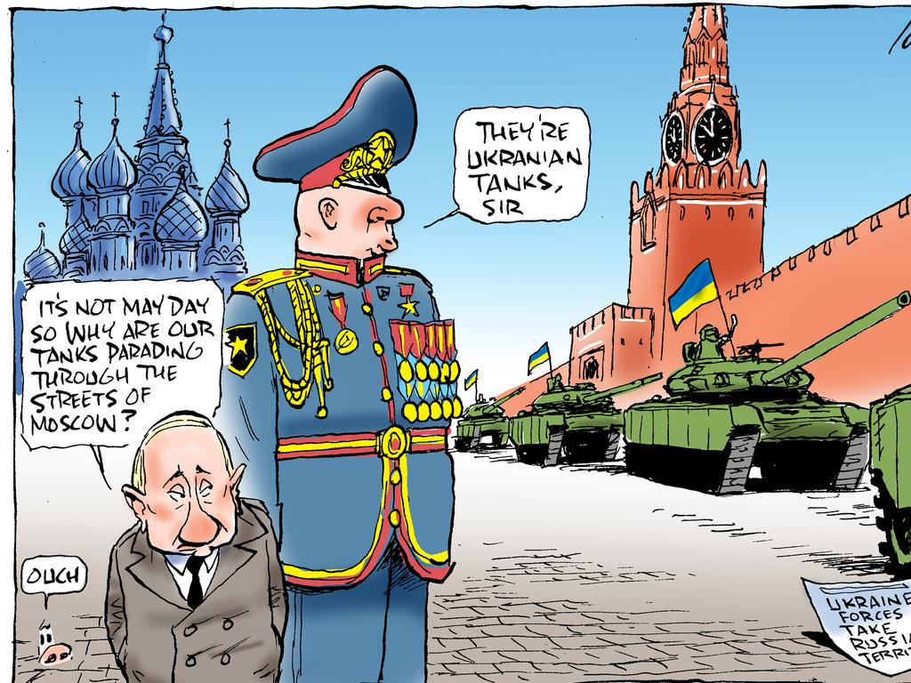 Mark Knight cartoon on the Ukrainian war