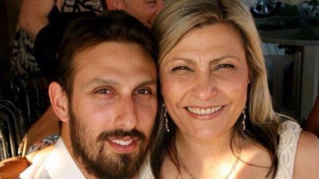 Daniel Cioffi with his mother Emanuela.
