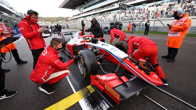 Oscar Piastri and Prema Racing prepare to race at Sochi Autodrom. Picture: Getty Images