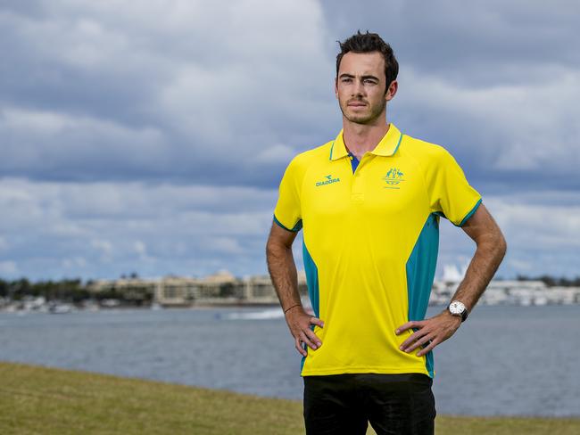 Former Australian junior champion runner Jake Birtwhistle is aiming for the 2020 Olympic champion triathlete. Picture: JERAD WILLIAMS