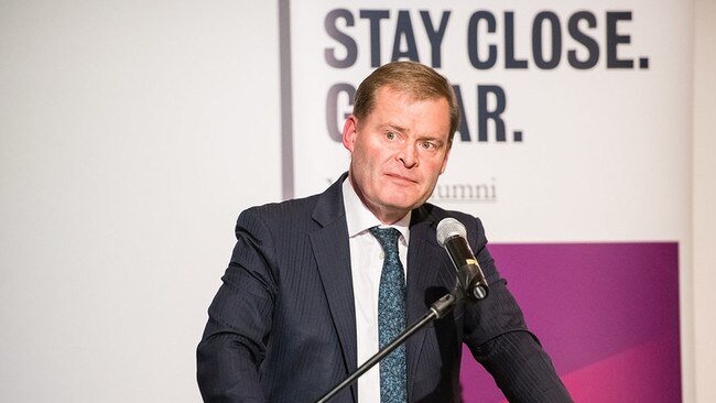 Adelaide University’s former vice-chancellor Peter Rathjen at an event in Sydney last year. Picture: Monique Louise Ferguson