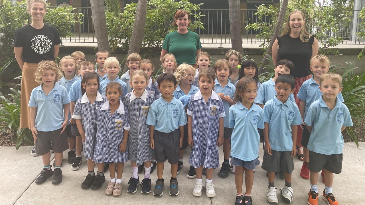 Mullumbimby Public School kindergarten class of 2023: Back row L-R- Luka G, Banjo W, Beau W, Quincy C, Luna I, Dylan M. Middle row L-R- Junior J, Spencer C, Felicity A, Emmylou B, Beau F, Leo P, Awa K, Baxter B, Van C. Front row L-R- Thom H, Bronze L, Sienna S, Thea G, Jinnan H, Moana C, Alleah P, Archibald N, Louis R.