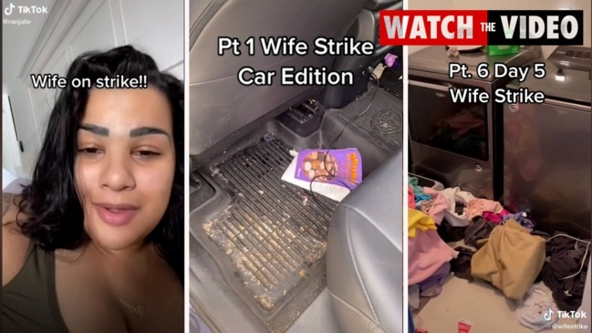 Mum shares week-long 'wife strike' on TikTok