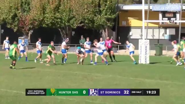 NRL Schoolboy Cup: St Dominic’s v Hunter SHS Match Highlights