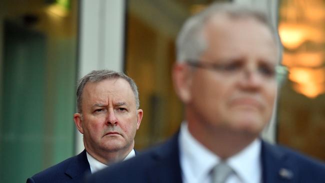 Albanese v Morrison will be a no-holds-barred contest. Picture: AAP