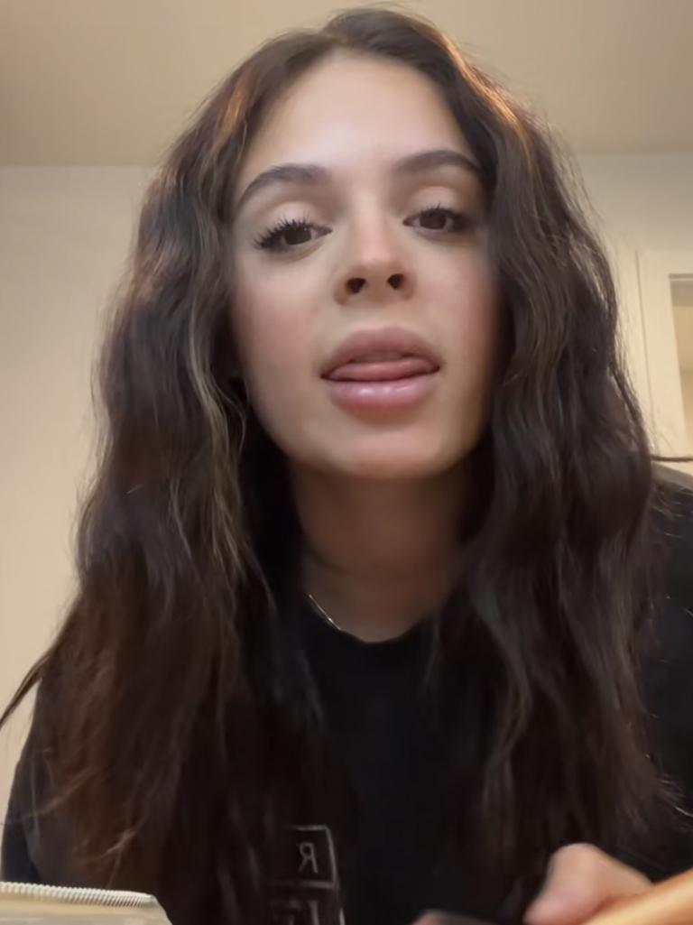 Samantha Shea explained the theory. Picture: TikTok/samxshea