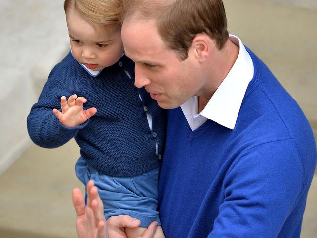 Prince William and his Prince George have some fashion pull too. Picture: John Stillwell