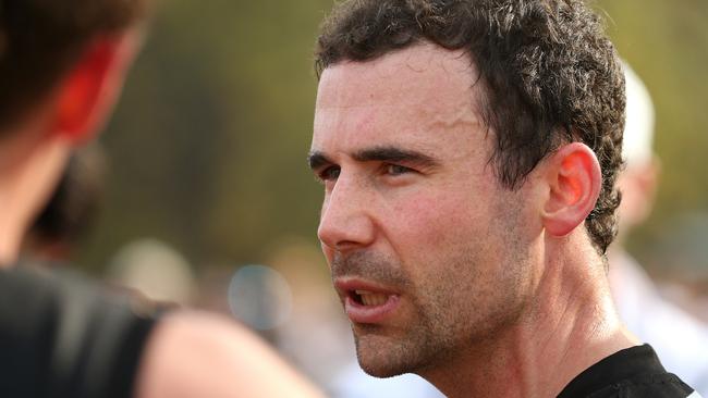 Bacchus Marsh coach Tom German. Picture: Hamish Blair