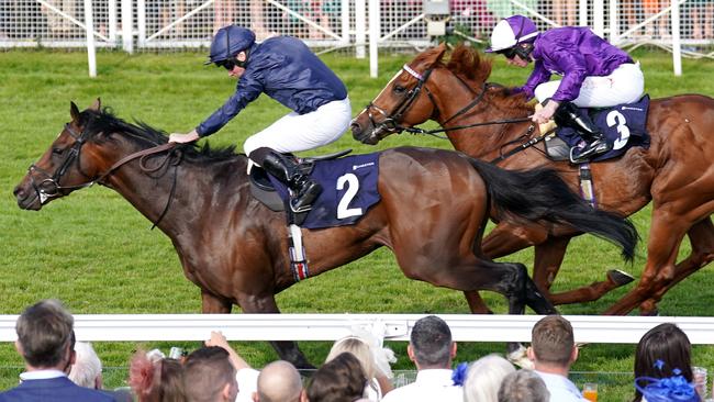 Temple of Artemis (left) can give Joseph O’Brien his first winner of the Sydney autumn. Picture: Getty Images