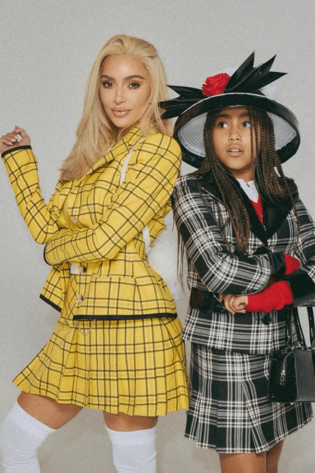 Image credit: Instagram.com/kimkardashianKim Kardashian and North West as Cher and Dion from Clueless