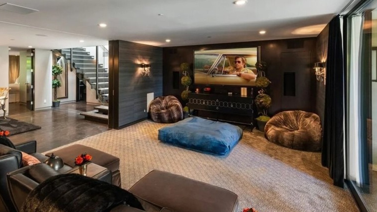 There’s a home movie theatre on the lower level. Picture: Realtor