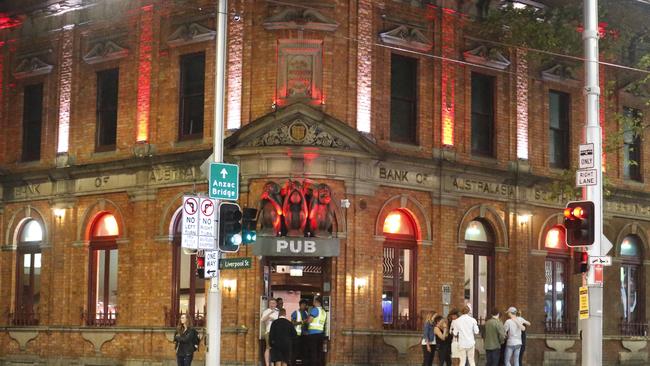 Some Sydney CBD bars were quiet early on the first Sunday after the lockout laws were lifted. Picture: Steve Tyson