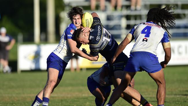 Lachlan Lewis will make his NRL debut for the Bulldogs.. Picture: Wesley Monts