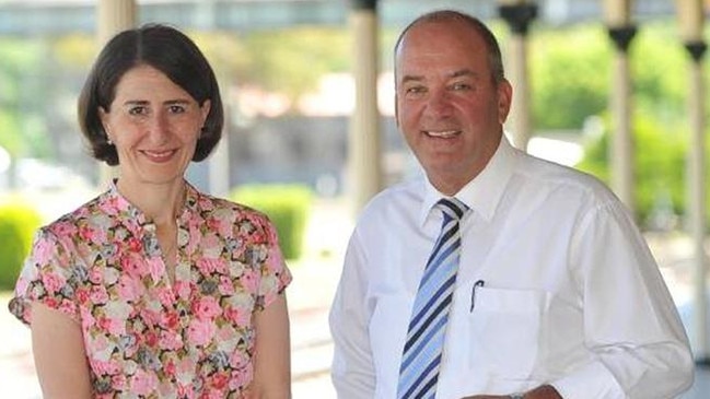 Gladys Berejiklian with Daryl Maguire in happier times.