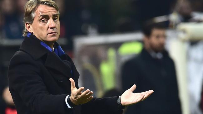 Roberto Mancini might be beyond FFA’s means. AFP Photo/Giuseppe Cacace