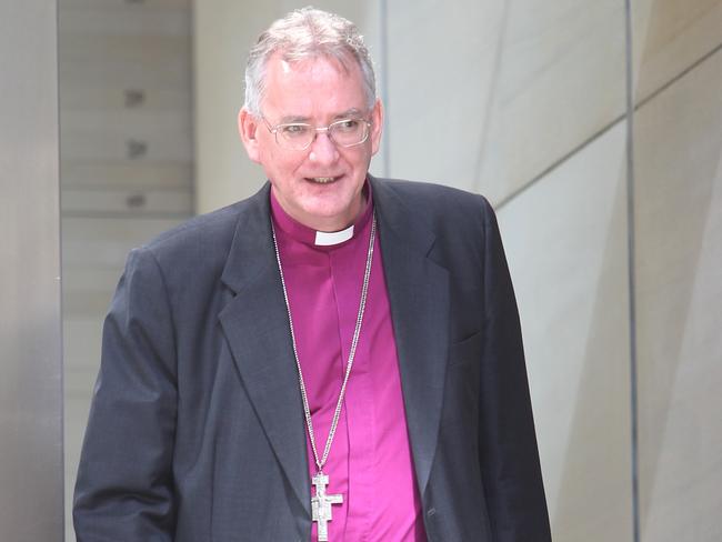 Archbishop Phillip Aspinall advised Bishop Slater to go to police with criminal allegations.