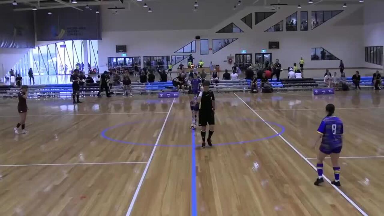 Replay:  Football Queensland White v Capital Football Blue (Open Women) - 2025 National Futsal Championships Day 2