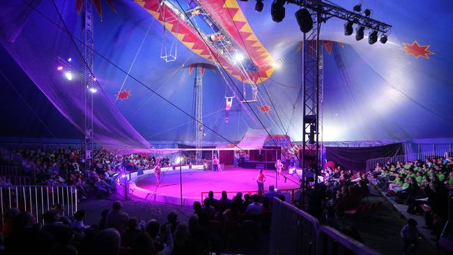 A photo of the circus.