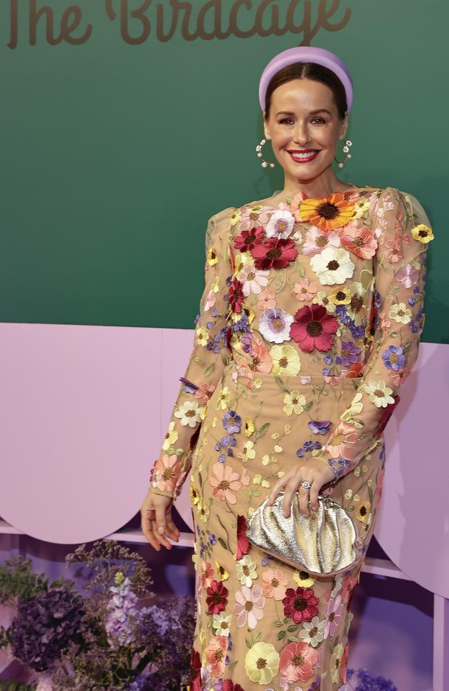 Influencer Sarita Holland wore a floral print. Picture: Sam Tabone/Getty Images