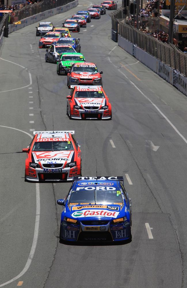 The V8 Supercars were the main attraction at SuperGP.