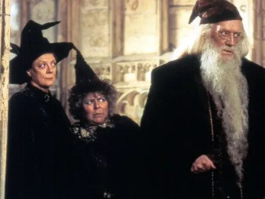 Miriam Margolyes with Maggie Smith and Richard Harris in Harry Potter has signed a letter of support for Palestine. Picture: Supplied