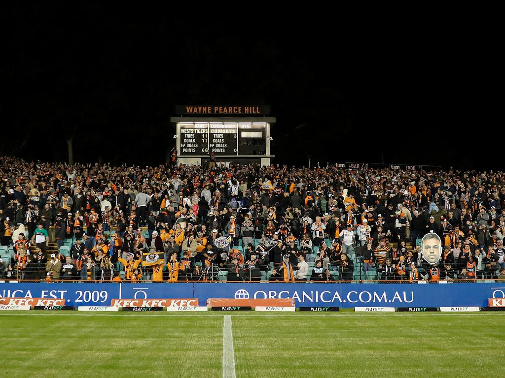 The famous hill at Leichhardt Oval has a great history, but is it the future? Picture: NRL Imagery