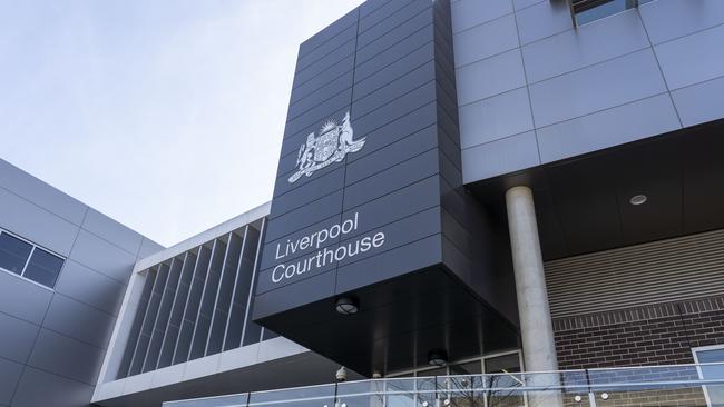 An alleged child groomer’s case was heard at Liverpool Local Court. Picture: Matthew Vasilescu