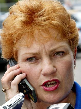 Pauline Hanson once warned Australia was in danger of being swamped by Asians. Picture: AFP / Greg Wood.