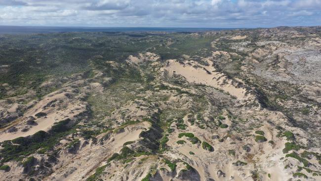 Maupertuis Bay in April 2021. Picture: Flinders University.