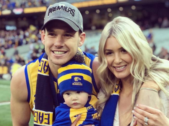 The Redden family after Jack's premiership win in 2018. Picture: Instagram/@jsredden8