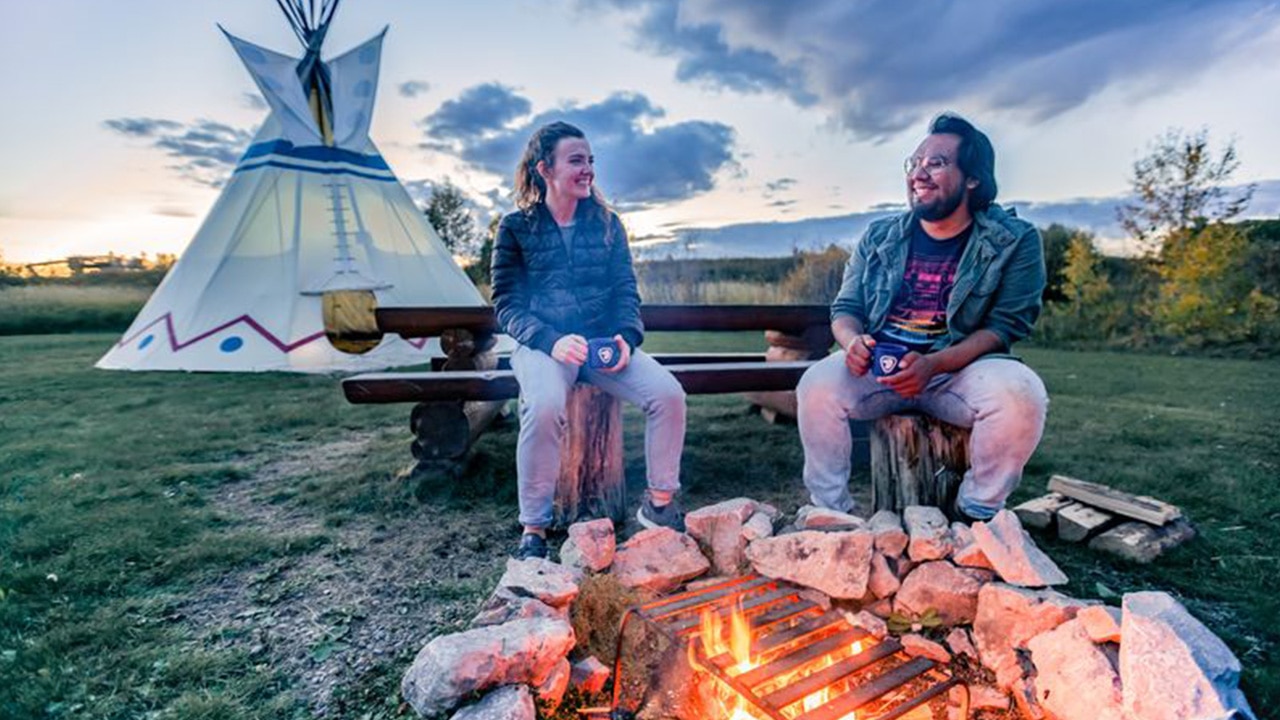 <h2>3. Rocky Mountain &#8202;House National &#8202;Historic Site, Alberta&#8202;</h2><p>Take a deep-dive into a historic Canadian fur-trade post along the North Saskatchewan River in Alberta when you camp in a teepee, m&eacute;tis trapper tent or trapline cabin at <a href="https://parks.canada.ca/lhn-nhs/ab/rockymountain" target="_blank" rel="noopener"><span>Rocky Mountain &#8202;House National &#8202;Historic Site</span></a>. Each accommodation option is extremely cosy, with wooden floors and all the trimmings you need to stay snug overnight. During the day, this is the gateway to some of the province&rsquo;s most immense wilderness areas, including Banff and Jasper national parks. But you don&rsquo;t have to leave the park to experience nature and culture at its finest: hike along interpretative trails to learn about explorers, gather around the fire with an indigenous storyteller or make your own dreamcatcher.</p>