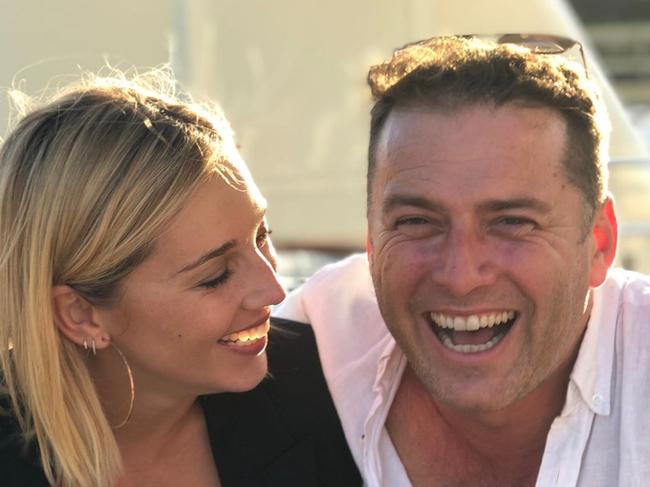 Jasmine and Karl Stefanovic. Picture: @jasyarby/Instagram