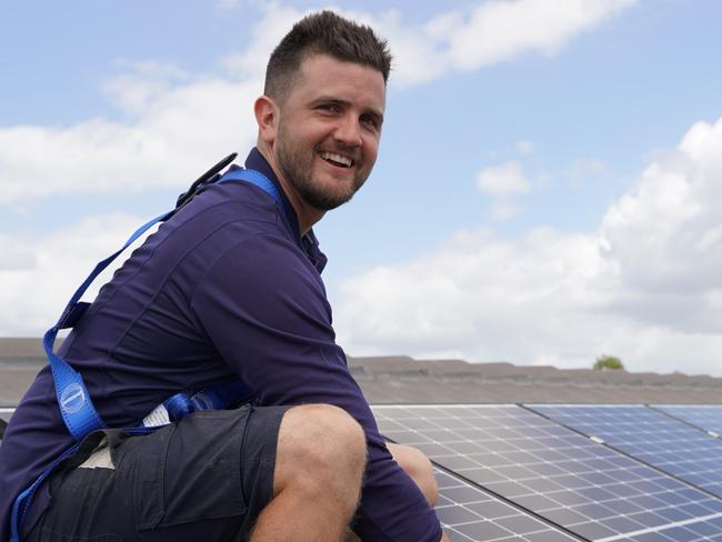 CAREERS: Instyle Solar lead electrician Mark Morphett.