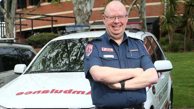 Ambulance Victoria chief Tony Walker is stepping down. Picture: Hamish Blair