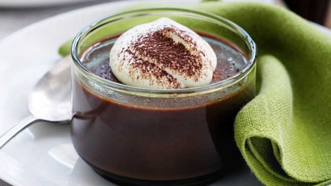 Choc-hazelnut budino. Picture: taste.com.au.