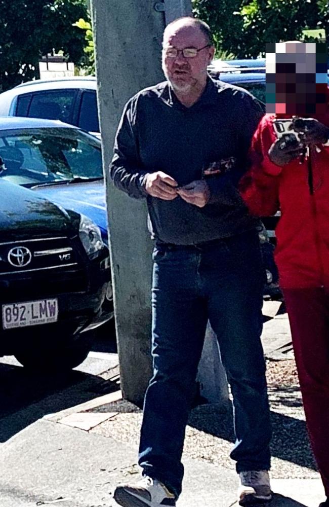 Kingston man Darren Alfred Jenkinson outside Beenleigh Courthouse on Thursday.