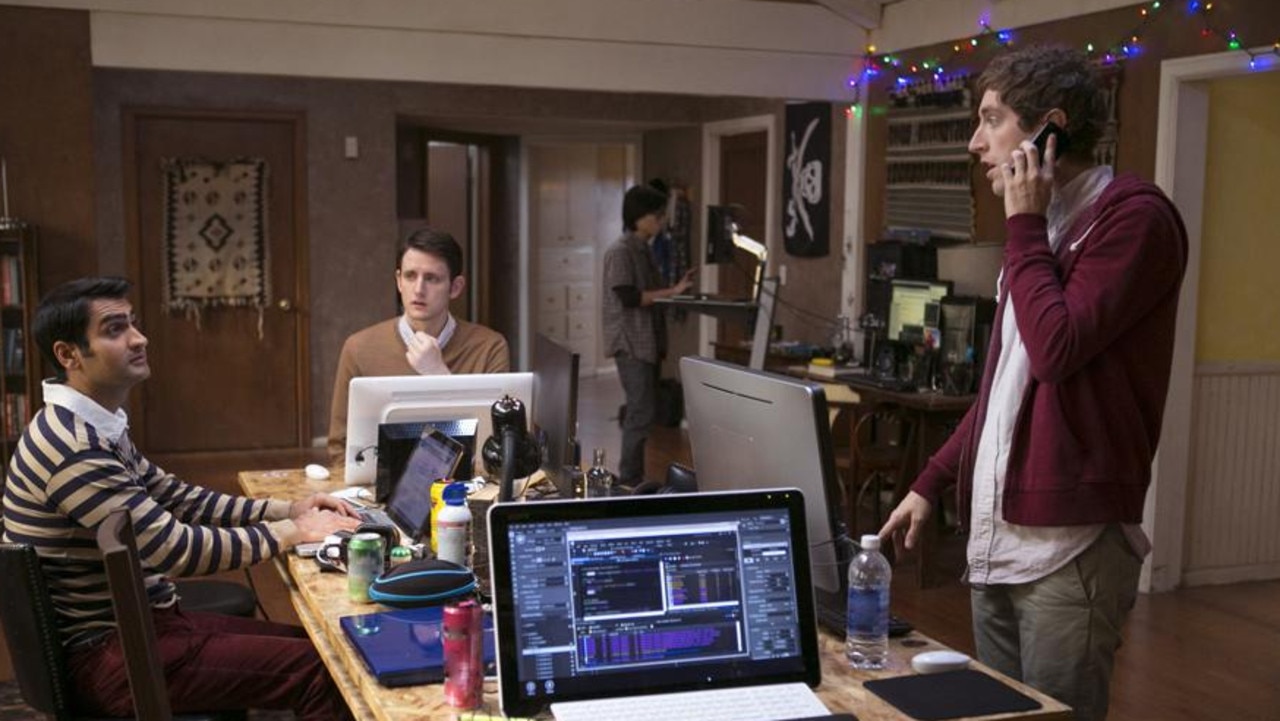 A scene from HBO show Silicon Valley, with engineers packed into a tight space in a house – not unlike the situation in ‘Casa de Facebook’. Photo: Jaimie Trueblood