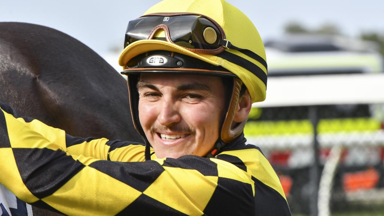 Braith Nock looks hard to beat in the Jockey Challenge at Gilgandra. Picture: Bradley Photos