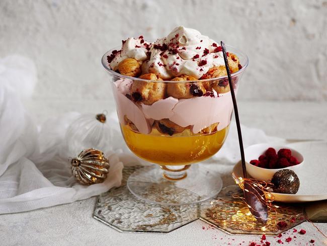 Champagne trifle.