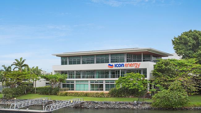 The Icon Energy headquarters at Broadbeach Waters. Photo: Supplied