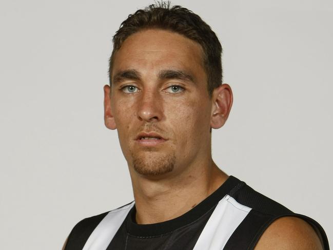 03/02/2009 SPORT: Shannon Cox. 2009. Collingwood Football Club. Headshot.