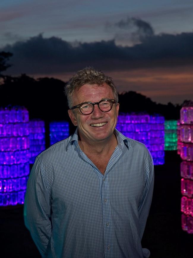 Bruce Munro said his passion in recent years had turned towards using art to bolster local economies.