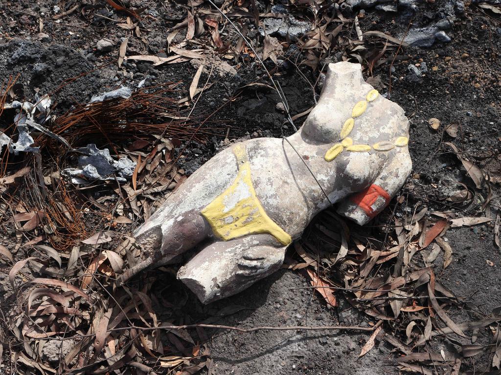 Items strewn on the ground at the Train’s property in the Western Downs. Picture: Liam Kidston