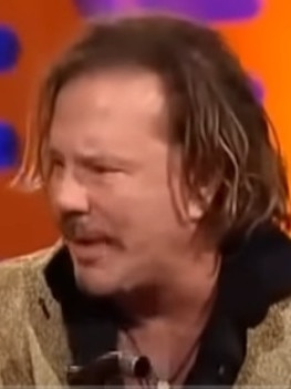 Mickey Rourke arrived pre-loaded.