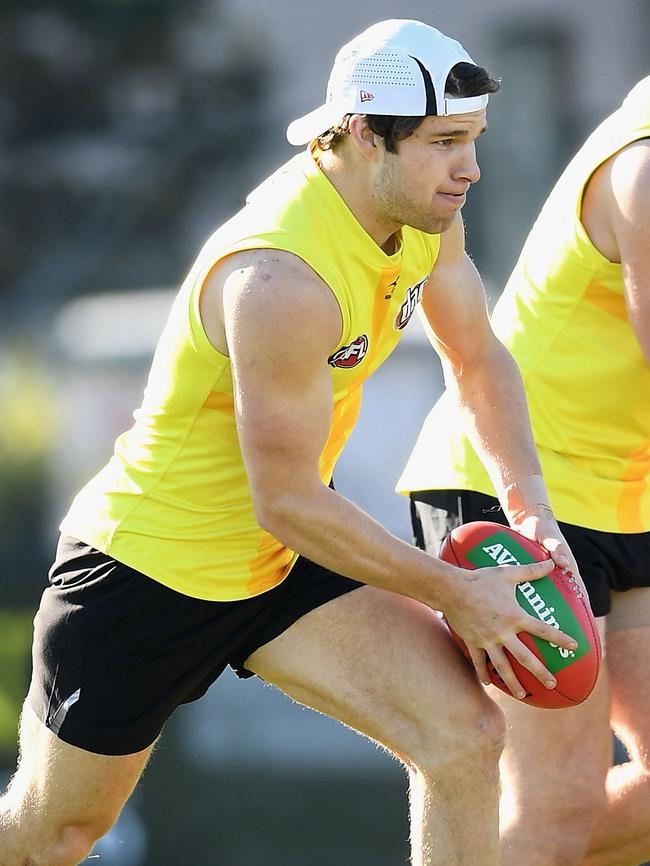 The Saints poached Nathan Freeman from Collingwood in 2015 but he still hasn’t played a senior game and is out of contract at season’s end. Picture: Getty