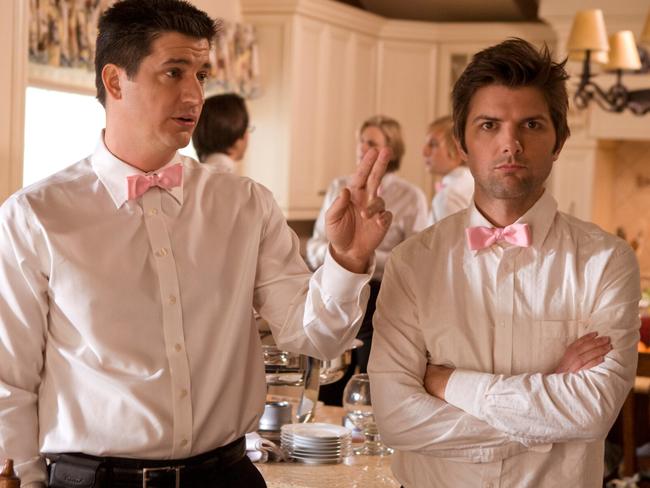 Ken Marino and Adam Scott in Party Down. Picture: Starz